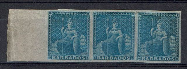 Image of Barbados SG 9 LMM British Commonwealth Stamp